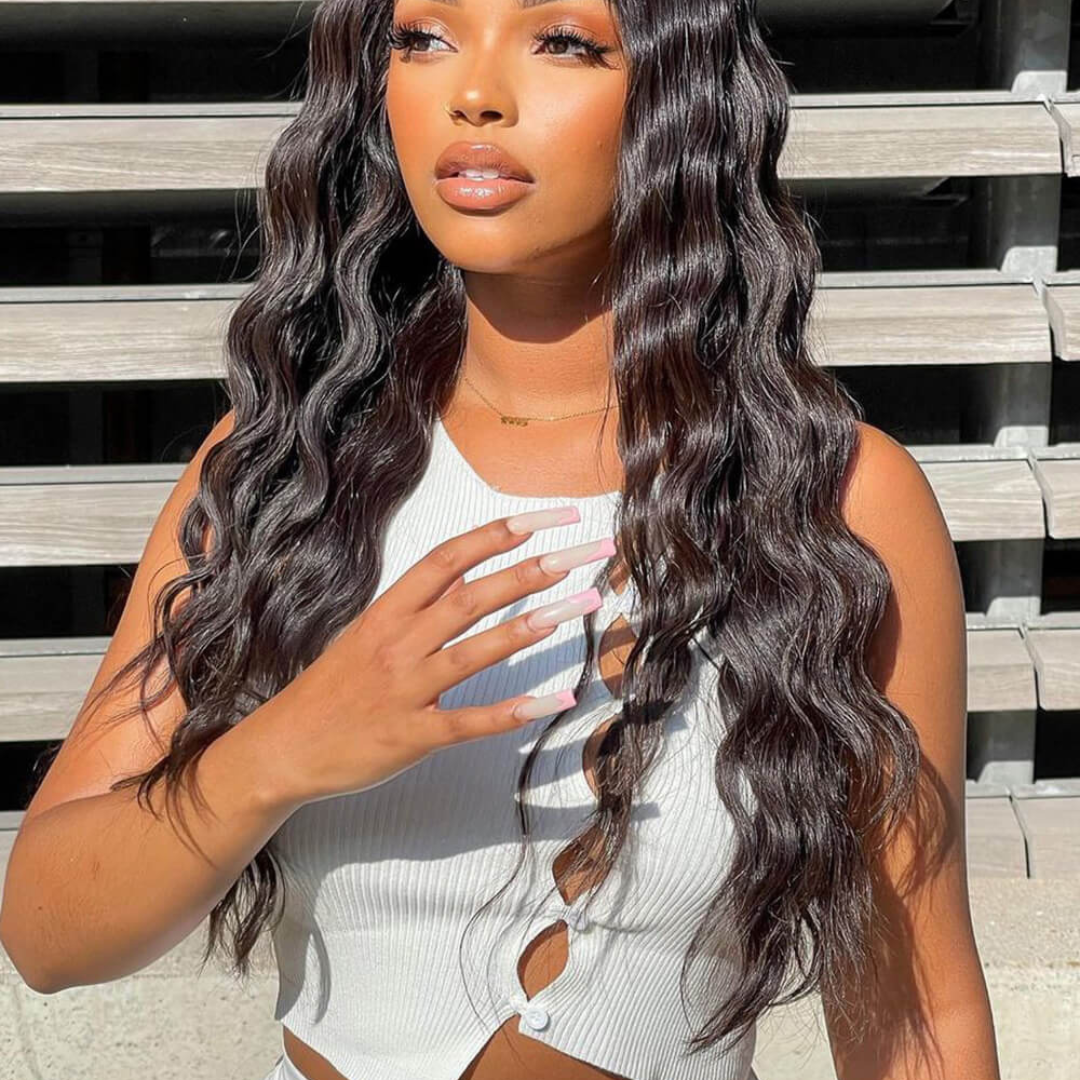 Collection Mocha - Perruque Closure Brésilienne Deep Wave Amélia