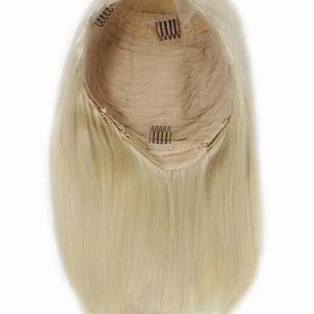 Collection Velvet - Perruque Blond Platine 613 Avec Closure