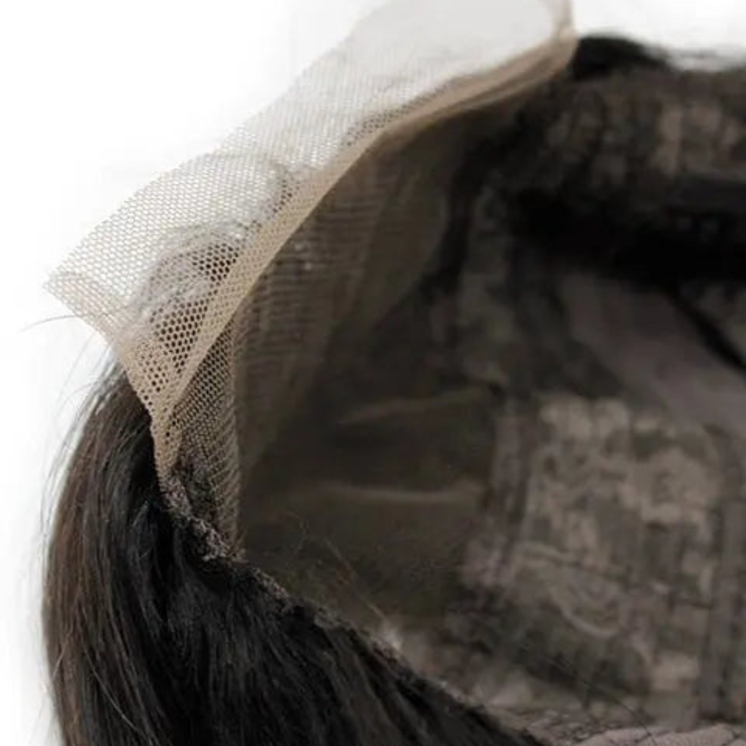 Collection Velvet - Perruque 1B Coupe Carré Droit Cheveux 100% Brésiliens Avec Closure
