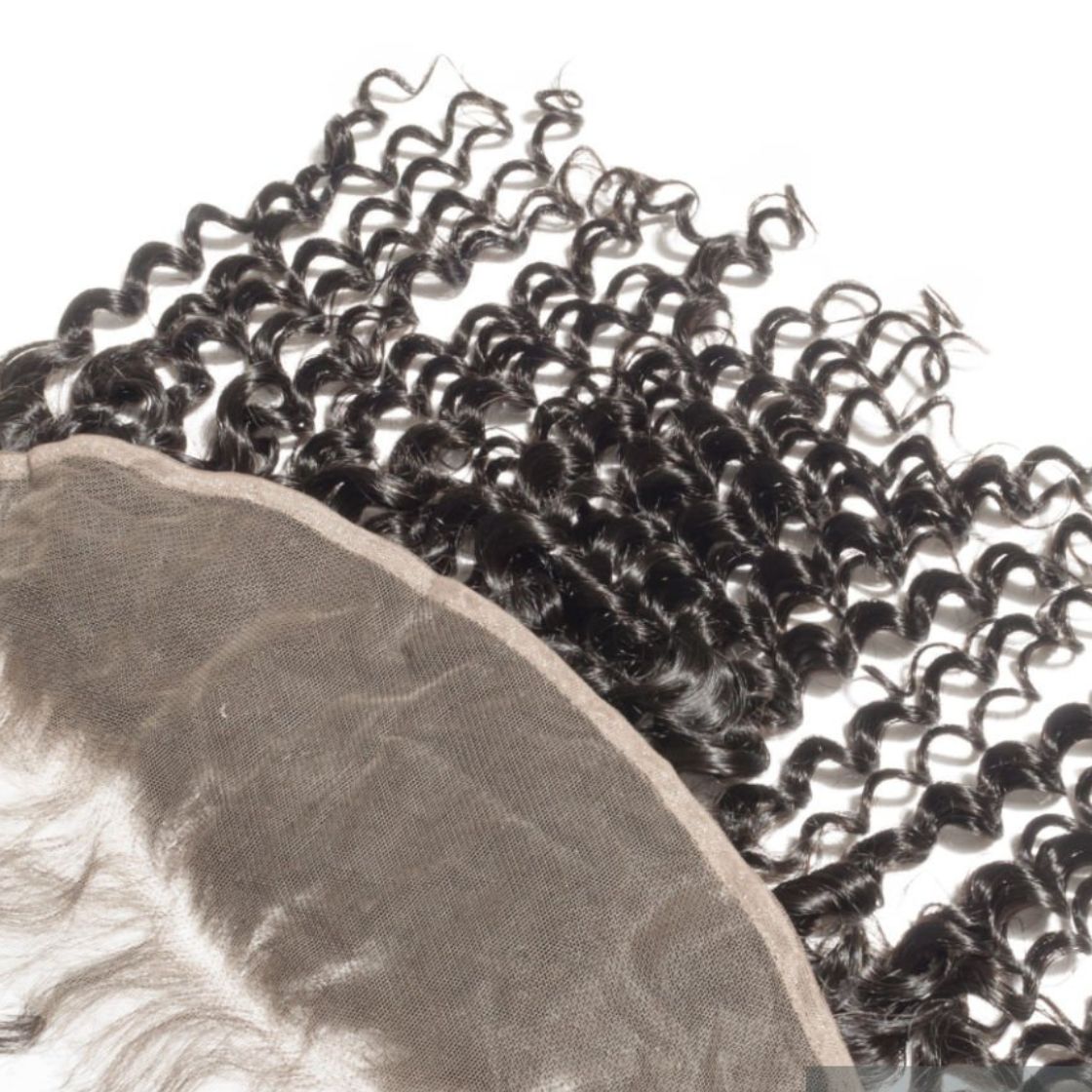 Collection Ibony - Frontale Brésilienne Ondulée Awa, Cheveux Naturels
